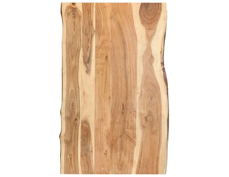 vidaXL Table Top Solid Acacia Wood 100x(50-60)x3.8 cm