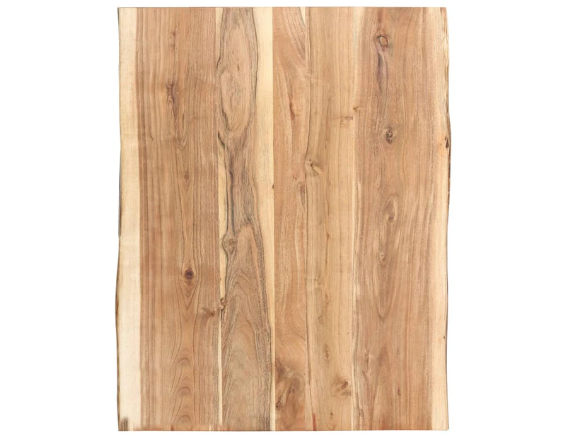 vidaXL Table Top Solid Acacia Wood 80x(50-60)x3.8 cm