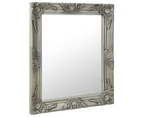 vidaXL Wall Mirror Baroque Style 50x60 cm Silver