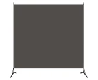 vidaXL Room Divider Anthracite 175x180 cm Fabric