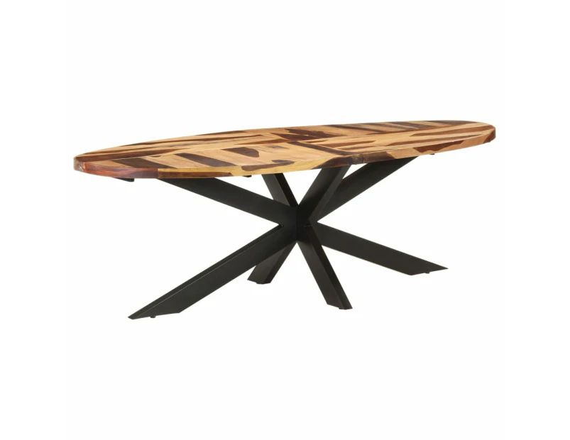 vidaXL Dining Table 240x100x75 cm Acacia Wood with Honey Finish