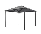 vidaXL Gazebo with Roof Aluminium 3x3 m Anthracite