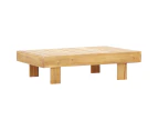 vidaXL Coffee Table 100x60x25 cm Solid Acacia Wood