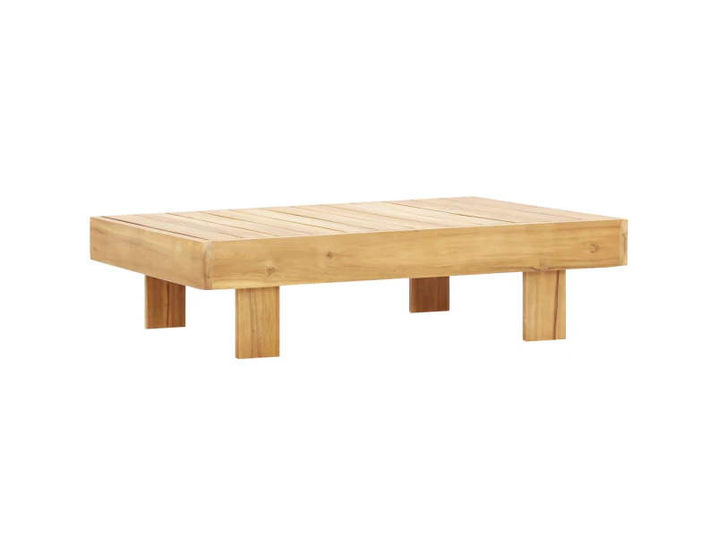 vidaXL Coffee Table 100x60x25 cm Solid Acacia Wood