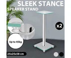 2 pcs Glass Speaker Stand