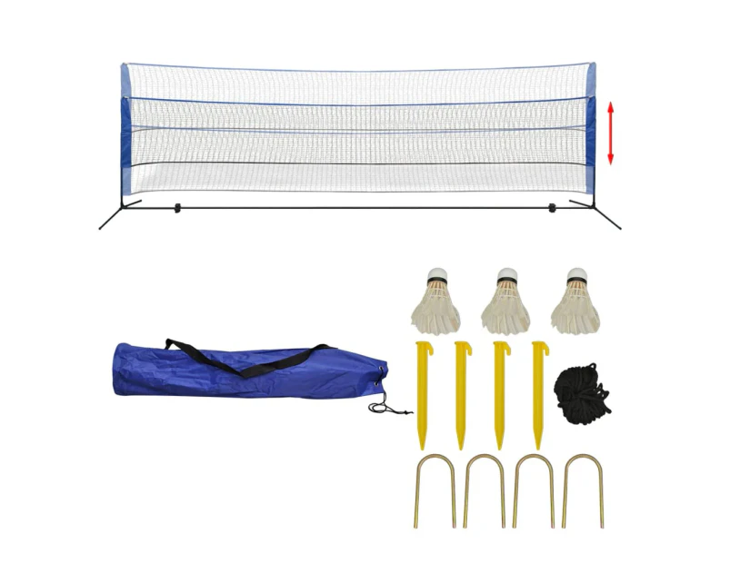 Badminton Net Set With Shuttlecocks