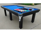 8FT Pool Table Billiard Snooker Table 25mm Table Top With Net Pockets and Full Accessories