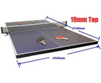 8FT Pool Table Net Pockets Billiards Snooker Table 25mm Table Top With Full Size 19mm Table Tennis Top