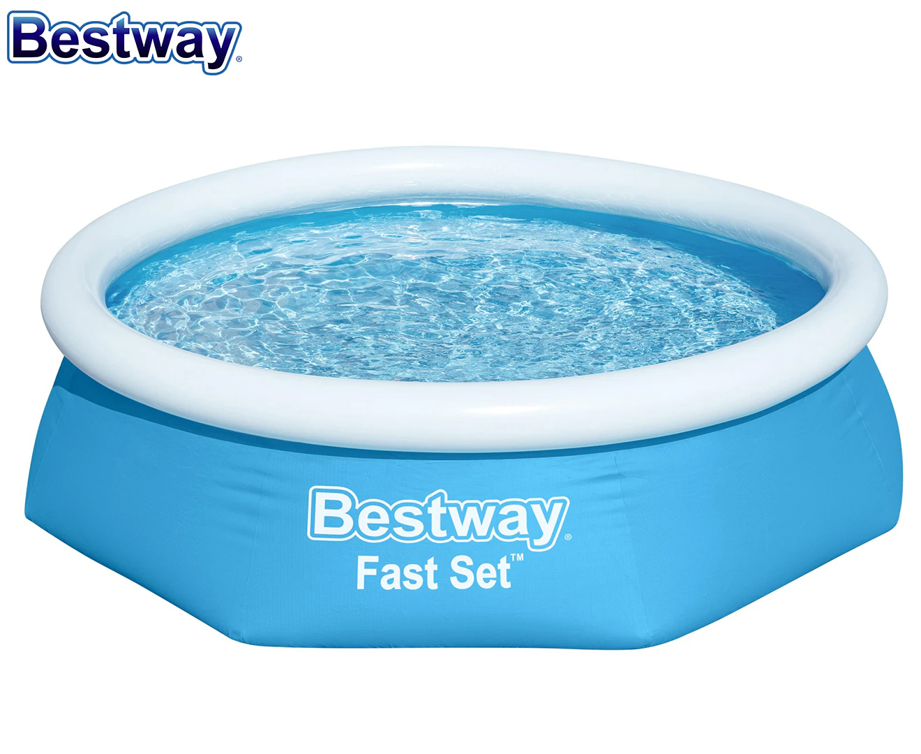 Bestway 2.44m Fast Set Fill & Rise Pool - 61cm