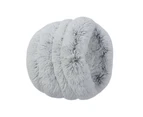 Charlie's Shaggy Fur Faux Igloo Cat Cave Bed Arctic White 60x50cm