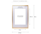 Cooper & Co. A3 Premium Metallicus Metal Photo Frame - Gold