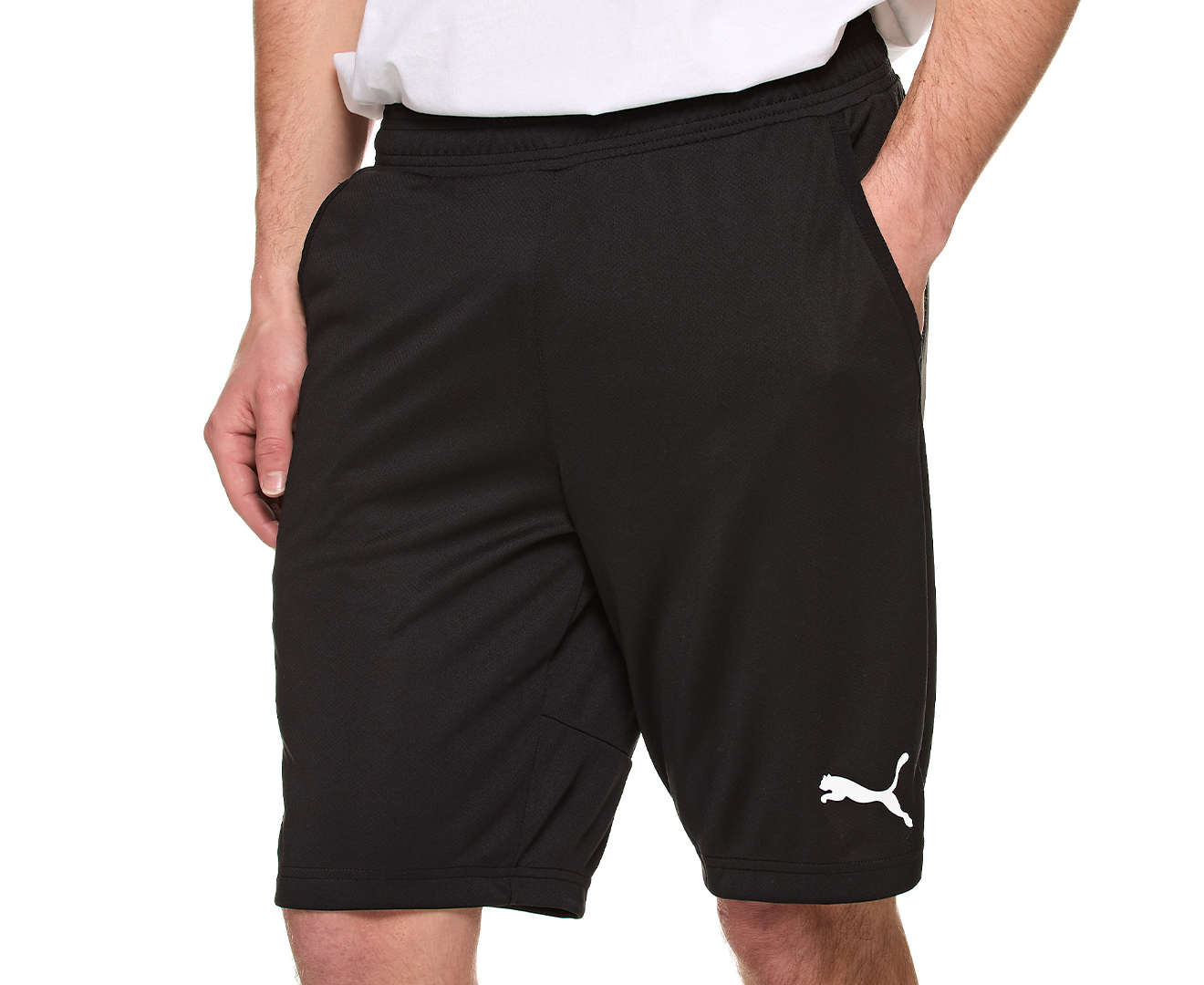 Puma Men's RTG Interlock Shorts - Black | Catch.com.au