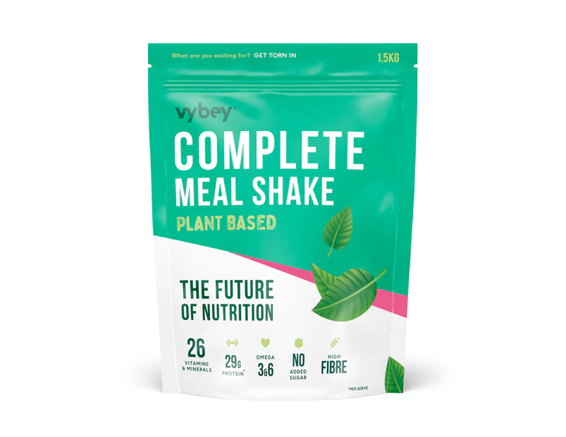 Vybey Complete Meal Shake Plant Based - Strawberry Flavour 4.5 KG (3x1.5KG)
