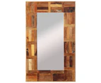 Wall Mirror Solid Wood Reclaimed 50x80 cm