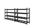 Giantz 4Mx2M Garage Shelving Warehouse Rack Pallet Racking Storage Shelve Black