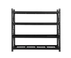 Giantz 4Mx2M Garage Shelving Warehouse Rack Pallet Racking Storage Shelve Black