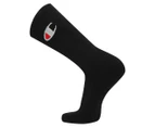 Champion Unisex Sport C Logo Crew Socks 3-Pack - Black