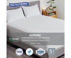 Protect-A-Bed(R) Aurora TENCEL(TM)  Jersey Fitted Waterproof Mattress Protector