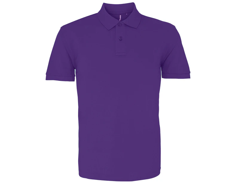 Asquith & Fox Mens Plain Short Sleeve Polo Shirt (Purple) - RW3471