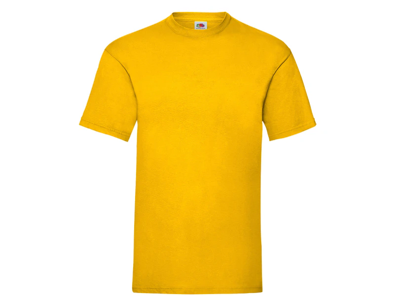 Fruit Of The Loom Mens Valueweight Short Sleeve T-Shirt (Sunflower) - BC330