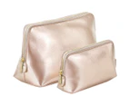 Bagbase Boutique Leather-Look PU Toiletry Bag (Rose Gold) - RW8482