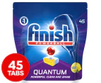 Finish Powerball Quantum Dishwashing Tablets Lemon Sparkle 45pk