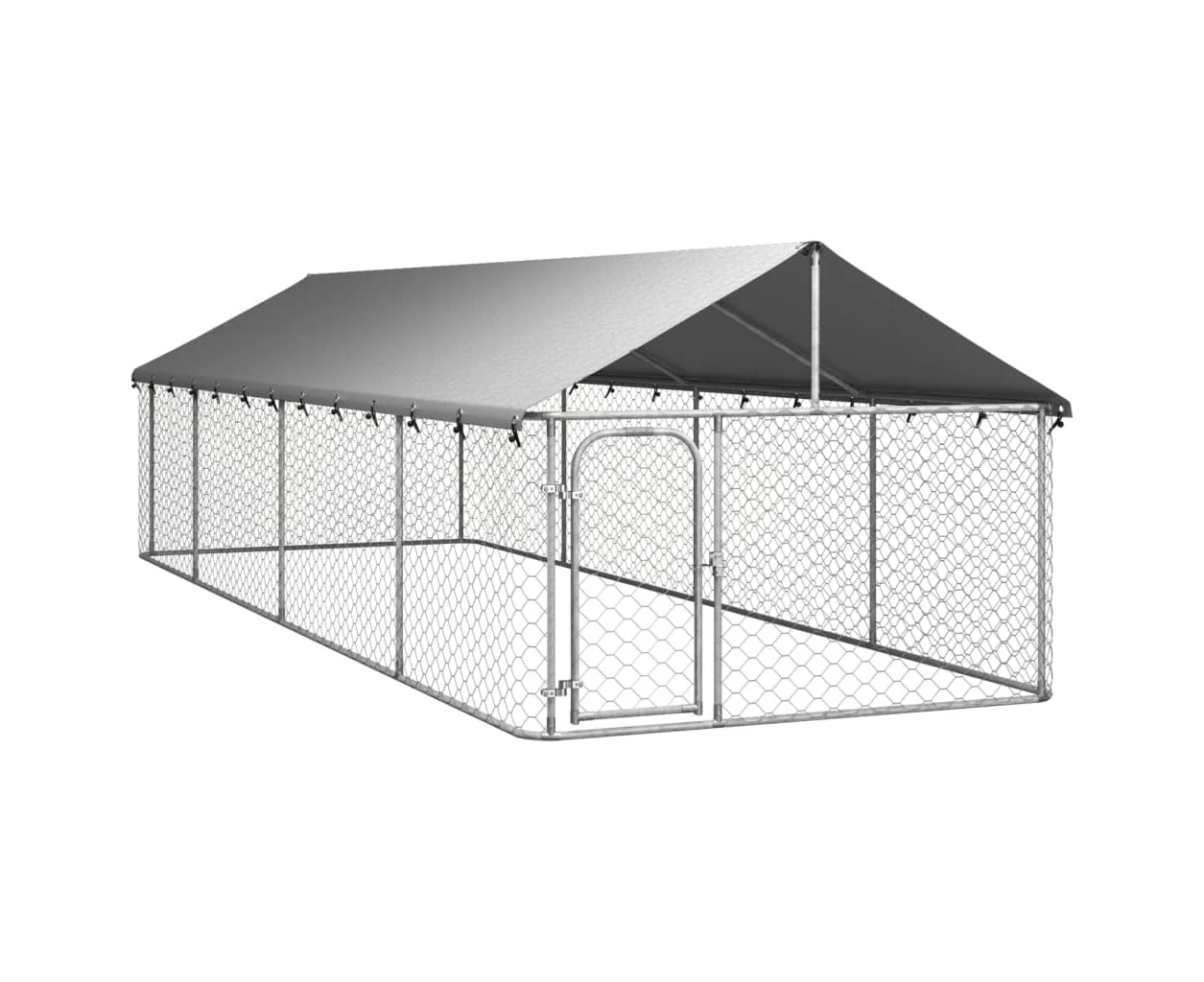 Outdoor dog hotsell kennel roof