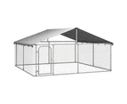 vidaXL Outdoor Dog Kennel with Roof 300x300x150 cm