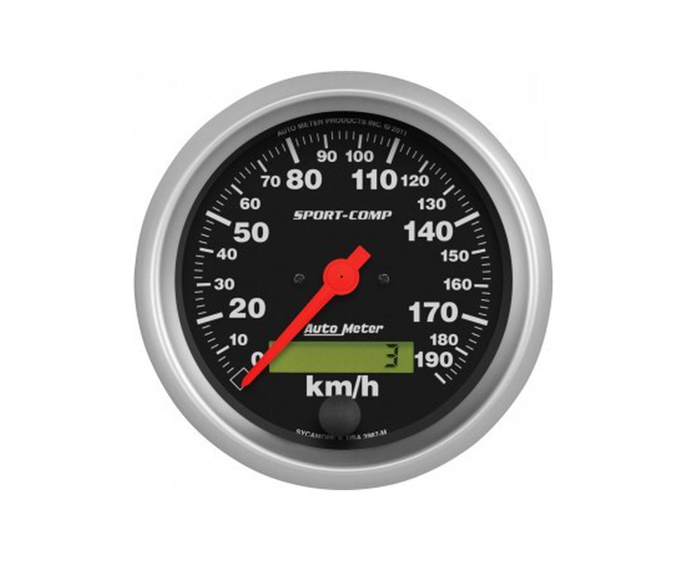 Auto Meter 6588 Ultra-Lite Digital 3-3/8-Inch 160 mph Digital Electric Programmable Speedometer 