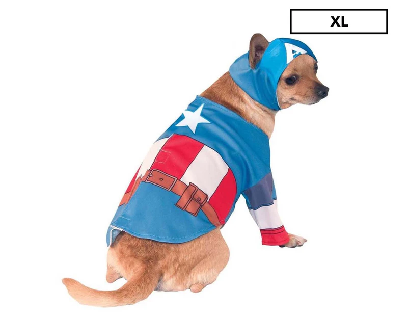 Rubie's Captain America Size XL Pet Costume