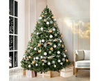 Jingle Jollys Christmas Tree 2.4M Xmas Tree Decorations Green 1500 Tips