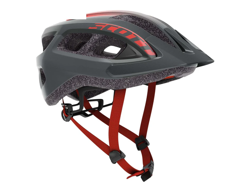 Scott Supra MTB Helmet - Grey/Red Fade
