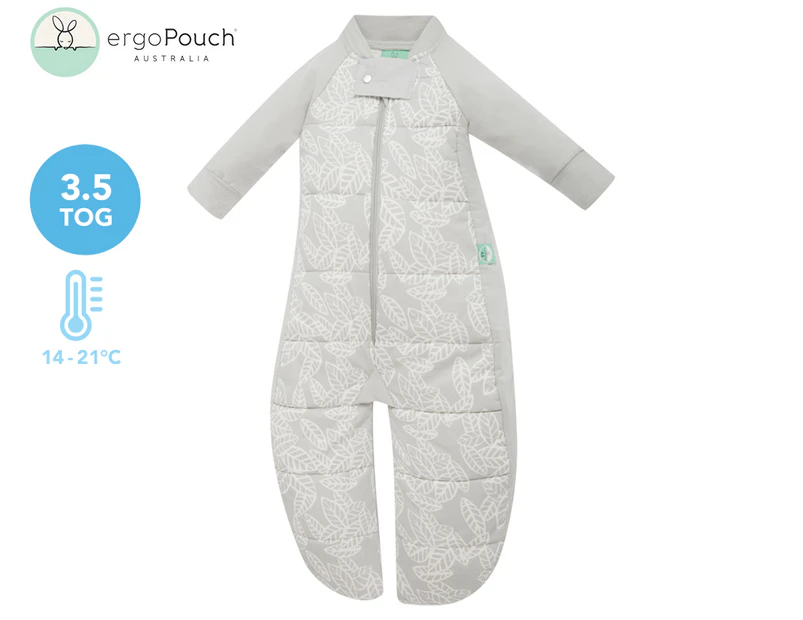 ergoPouch Rainforest 3.5 Tog Sleep Suit Bag - Grey