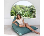 Indoor Outdoor Bean Bag Chair - Forest Green - Triangle - Mooi Living