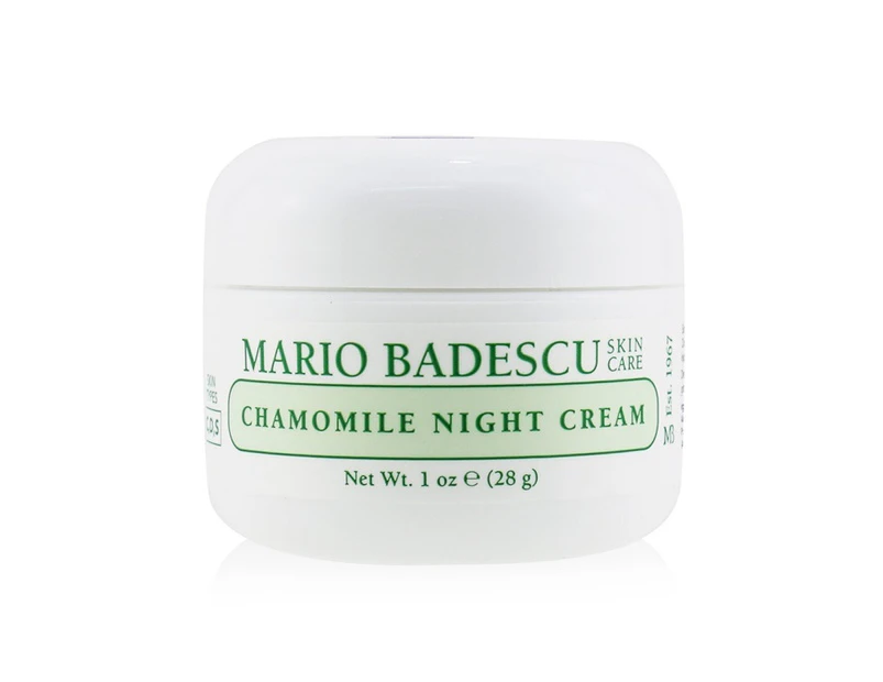 Mario Badescu Chamomile Night Cream  For Combination/ Dry/ Sensitive Skin Types 29ml/1oz