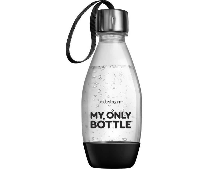 SodaStream My Only Bottle, 500ml Fizzy Drink Bottle & Reusable Water Bottle fits our Retro Drinks Sparkling Water Makers, BPA Free, Dishwasher Safe Refilla