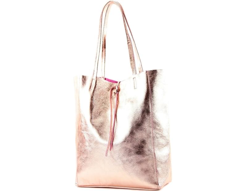 modamoda de ital Leather bag Ladies bag Shopper bag Large shoulder bag leather T163 