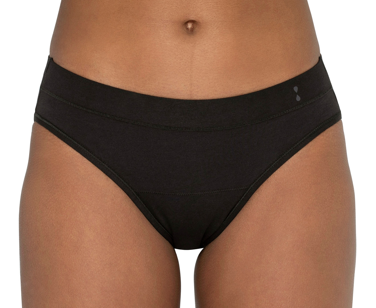 U by Kotex Women's Thinx Reusable Period Bikini Briefs - Black