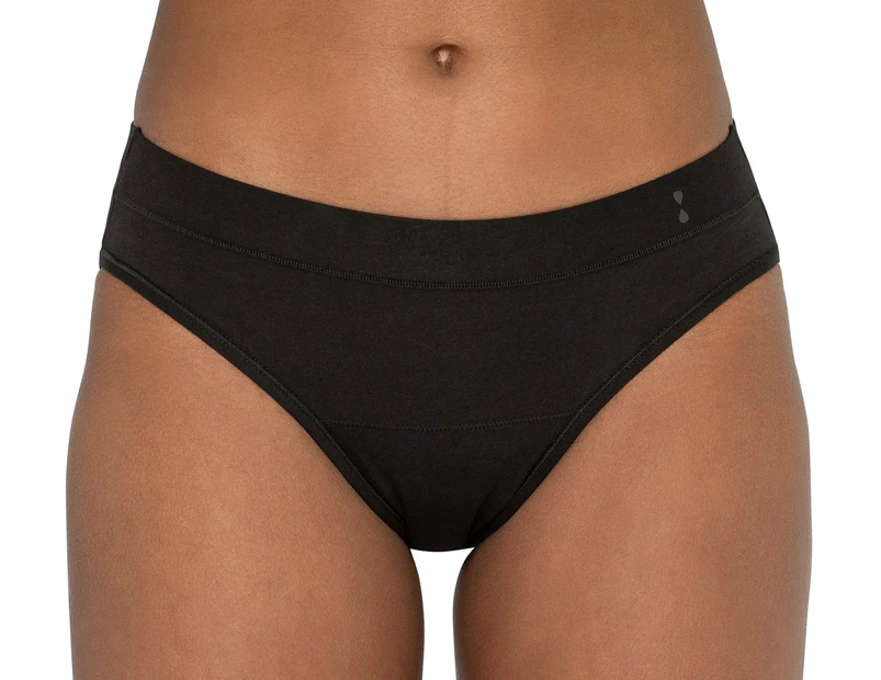 U by Kotex Women's Thinx Reusable Period Bikini Briefs - Black