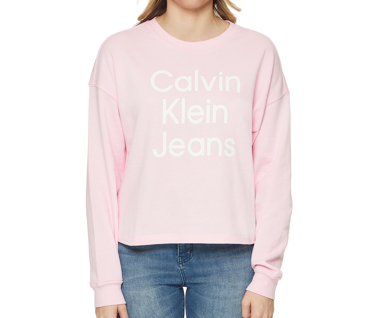 Calvin klein shop pink jumper