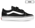 Vans Kids' Old Skool V Sneakers - Black/True White
