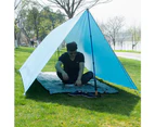 Multifunctional Lightweight Waterproof Camping Tarp - Blue