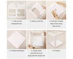 3Pcs Transparent Balloon Box Baby Boxes Birthday Shower Party Favours Gift