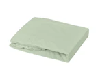 Domiva Fitted sheet + Undersheet - 70 x 140 cm - 100% cotton - White/Vert de gris - CATCH