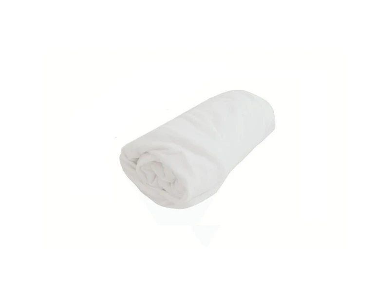 DOMIVA Waterproof fitted sheet - 160 g / m² - 50 x 100 cm - White - CATCH