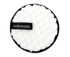 3Pcs Makeup Remover Pad Soft Washable Lightweight Round Makeup Remover Pad for Women  White