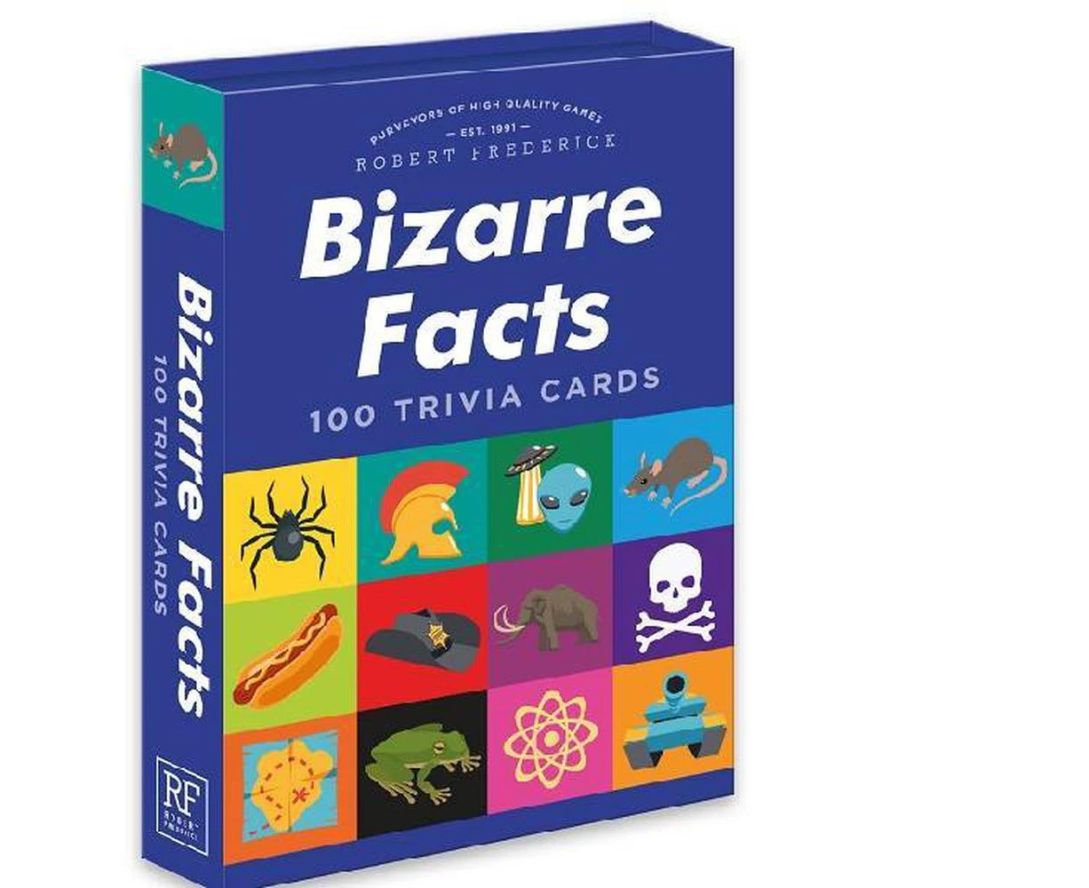 100 Trivia Cards Games - Bizarre Facts