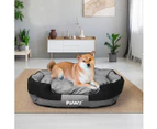 Pawz Waterproof Pet Dog Calming Bed Memory Foam Orthopaedic Removable Washable M