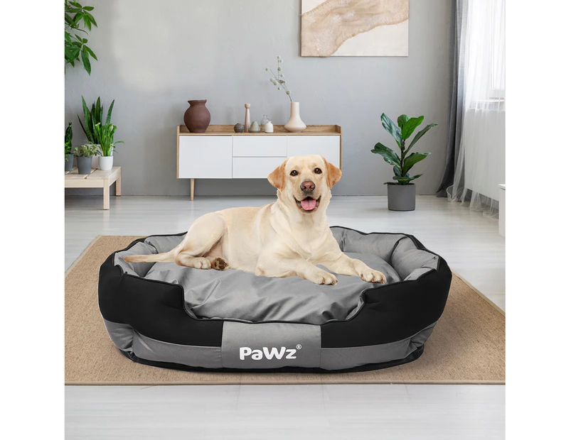 Pawz Waterproof Pet Dog Calming Bed Memory Foam Orthopaedic Removable Washable L