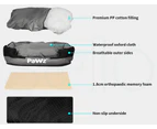 Pawz Waterproof Pet Dog Calming Bed Memory Foam Orthopaedic Removable Washable L